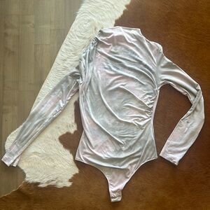 Tie dye bodysuit small thong clasp closure